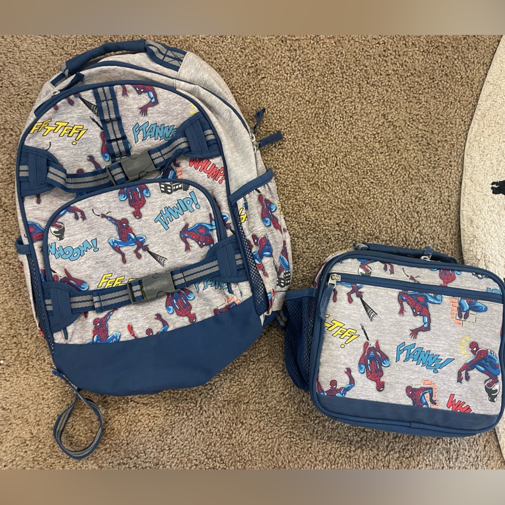 Spider-Man Backpack and Lunchbox Set